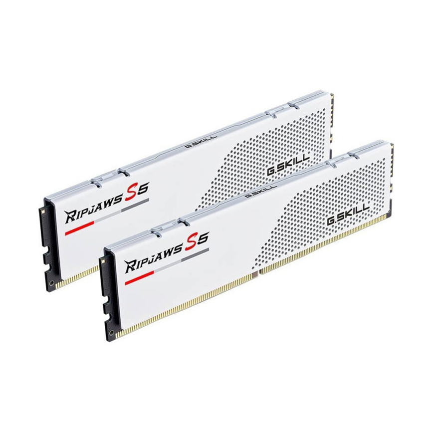 Комплект модулей памяти G.SKILL Ripjaws S5 F5-5200J4040A16GX2-RS5W DDR5 32GB (Kit 2x16GB) 5200MHz фото 1