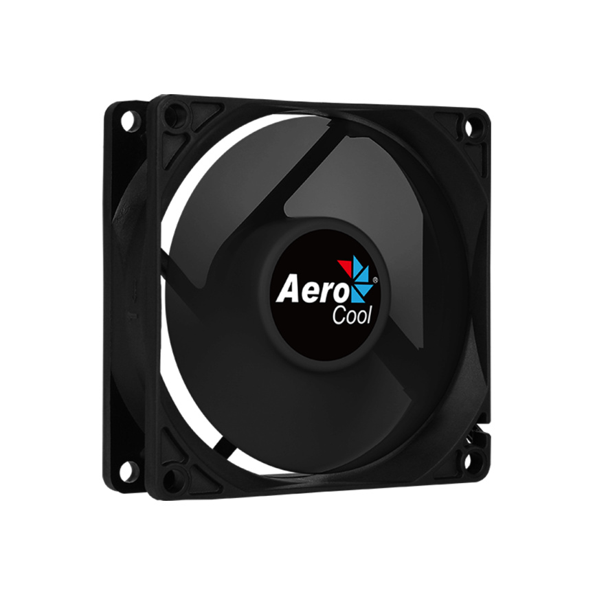 Кулер для компьютерного корпуса AeroCool FORCE 8 Black Molex + 3P фото 1
