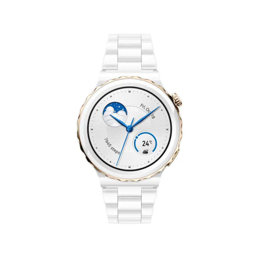 Смарт часы Huawei Watch GT 3 Pro FRG-B19 42mm White Ceramic Strap фото 2