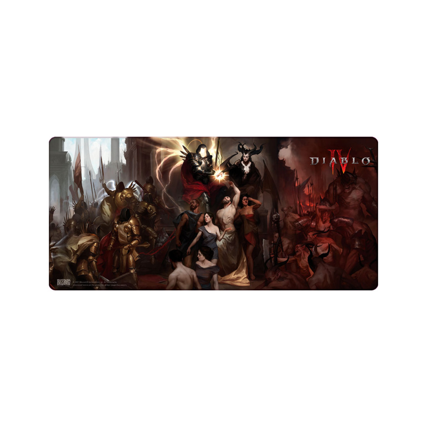 Коврик для компьютерной мыши Blizzard Diablo IV Inarius and Lilith XL фото 1