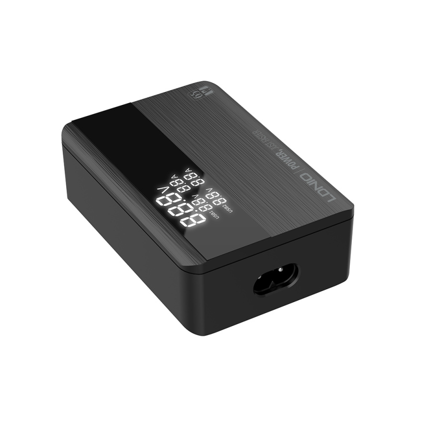 Универсальное зарядное устройство LDNIO A4808Q 65W 2*USB-C 2*USB Чёрный фото 3