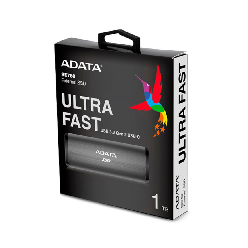 Внешний SSD диск ADATA 1TB SE760 Серый фото 3
