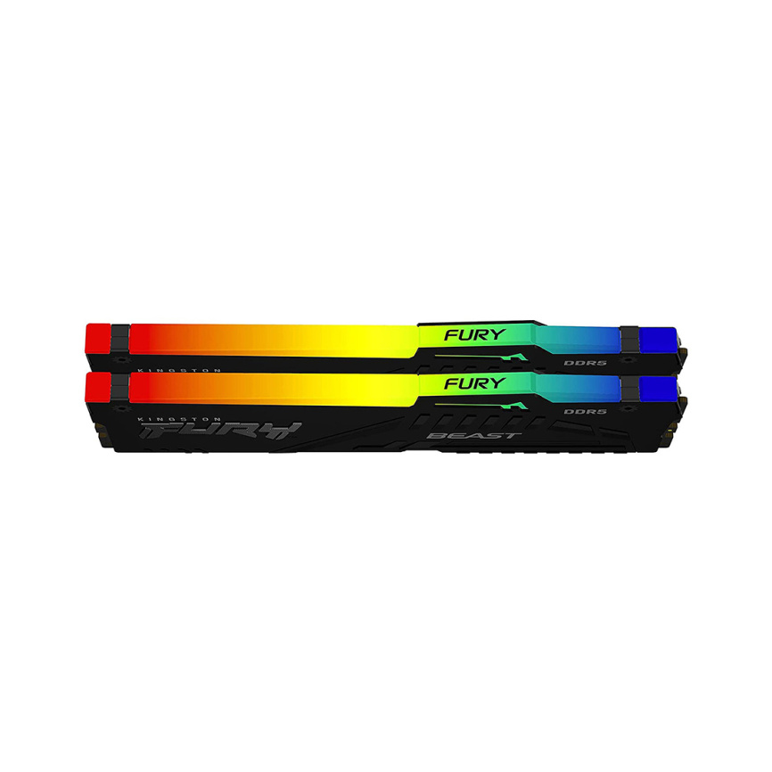 Комплект модулей памяти Kingston FURY Beast RGB KF556C40BBAK2-32 DDR5 32GB (Kit 2x16GB) 5600MHz фото 3