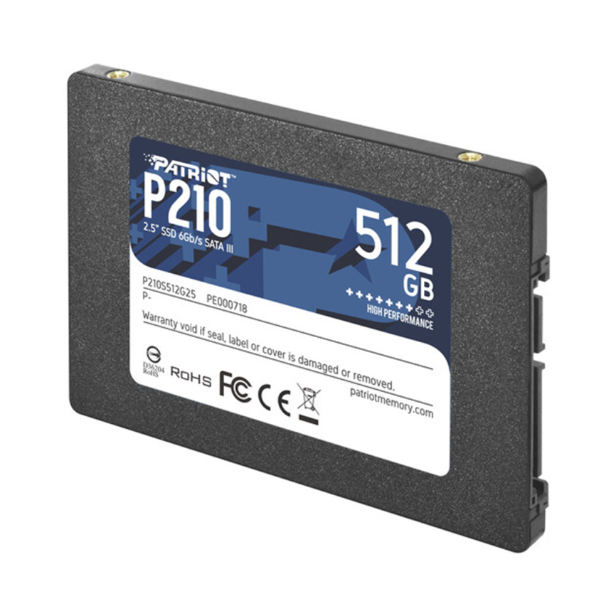 Твердотельный накопитель SSD Patriot P210 512GB SATA фото 3