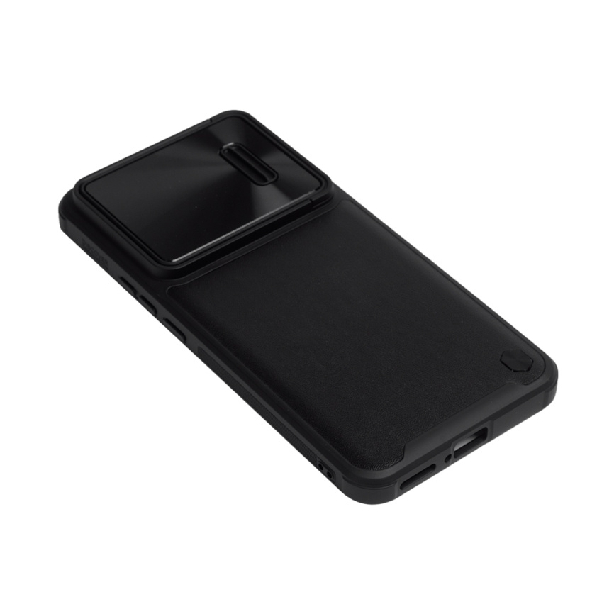 Чехол для телефона NILLKIN для Xiaomi 12T Pro CLCS-01 CamShield Leather Case S Чёрный фото 2