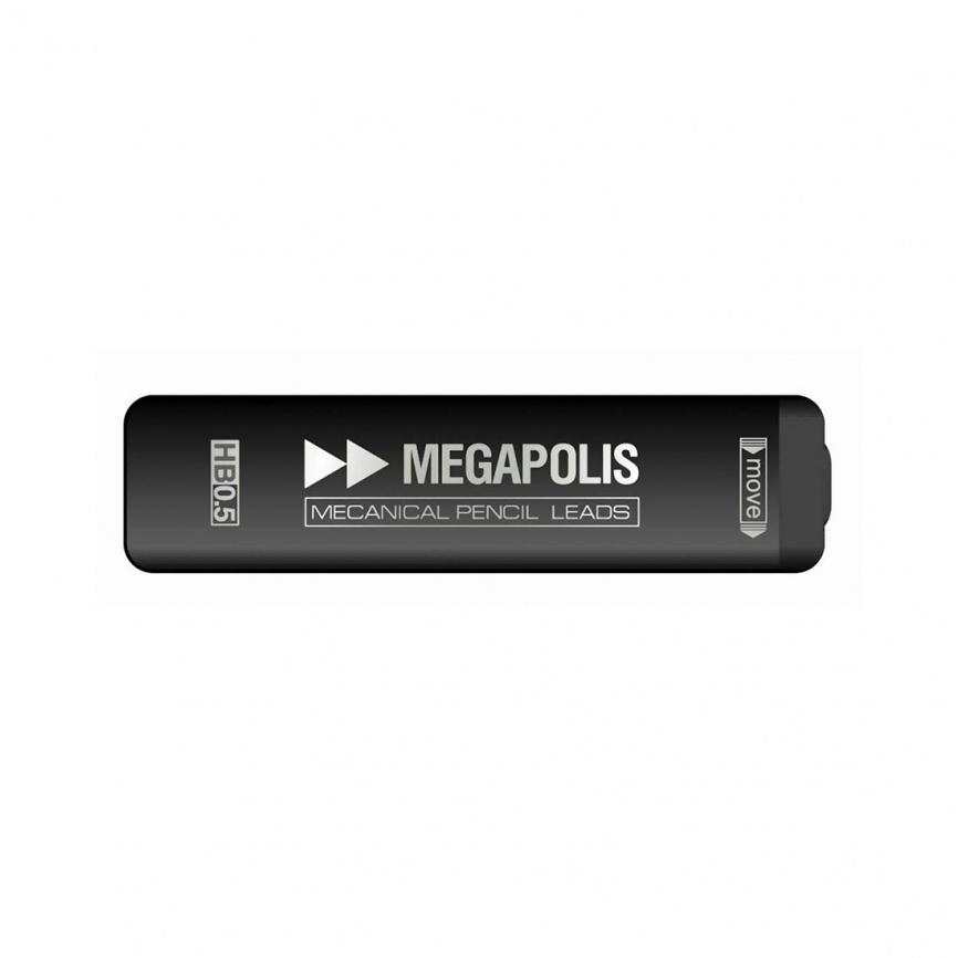 Футляр грифелей ErichKrause® MEGAPOLIS® Concept для механических карандашей 0.5 мм. (20 грифелей) фото 1