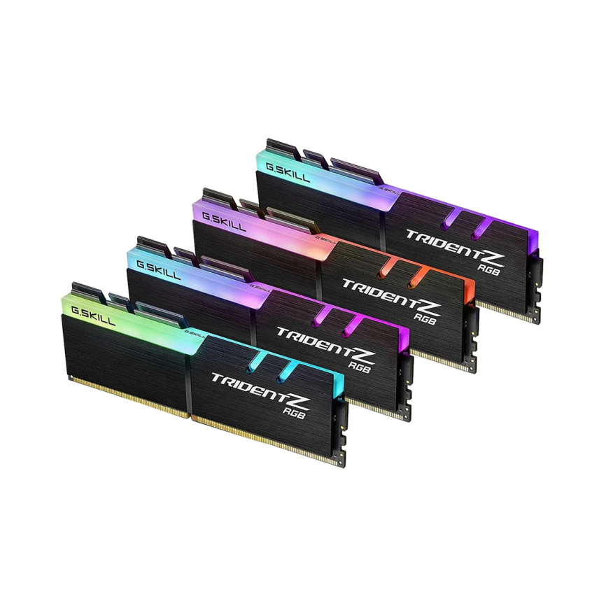Комплект модулей памяти G.SKILL TridentZ RGB F4-3600C19Q-32GTZRB DDR4 32GB (Kit 4x8GB) 3600MHz фото 1