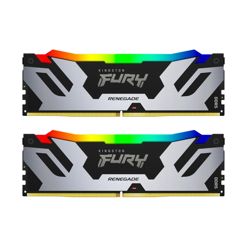 Комплект модулей памяти Kingston FURY Renegade RGB XMP KF564C32RSAK2-32 DDR5 32GB (Kit 2x16GB) 6400M фото 2