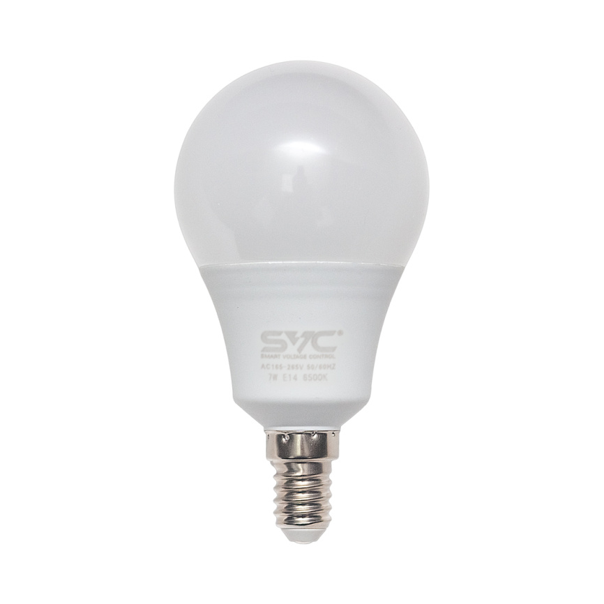 Эл. лампа светодиодная SVC LED G45-7W-E14-6500K, Холодный фото 1