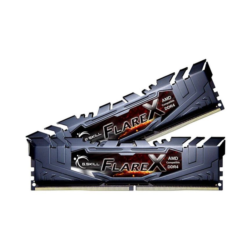 Комплект модулей памяти G.SKILL FlareX F4-3200C16D-32GFX DDR4 32GB (Kit 2x16GB) 3200MHz фото 1