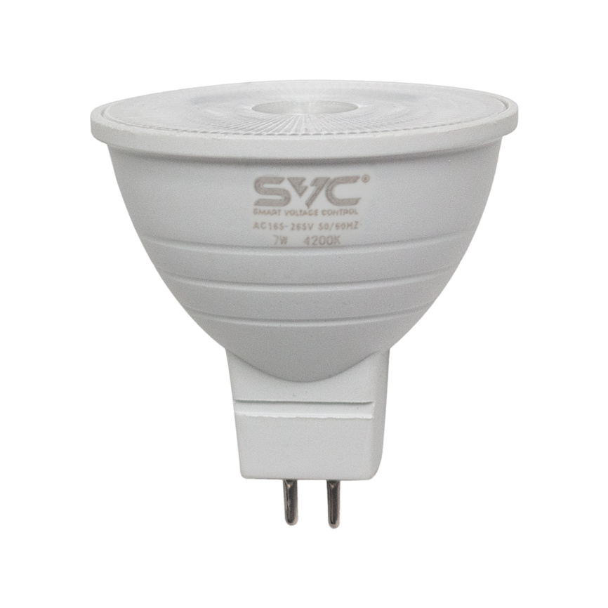 Эл. лампа светодиодная SVC LED JCDR-7W-GU5.3-4200K, Нейтральный фото 1
