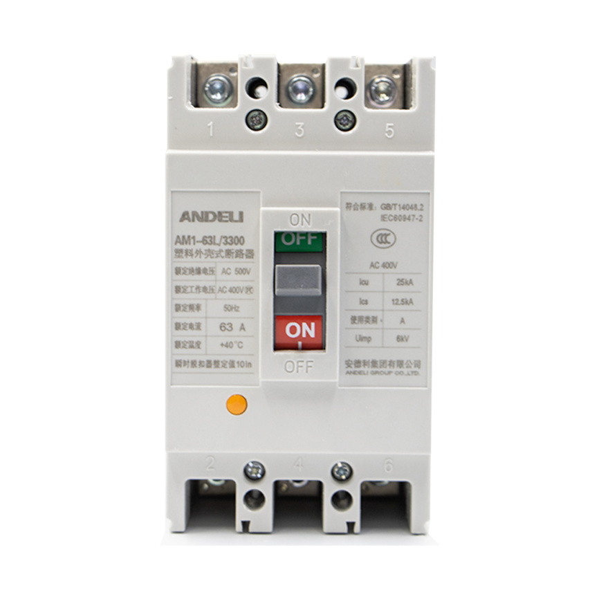 Автоматический выключатель ANDELI AM1-63L 3P 40A фото 2