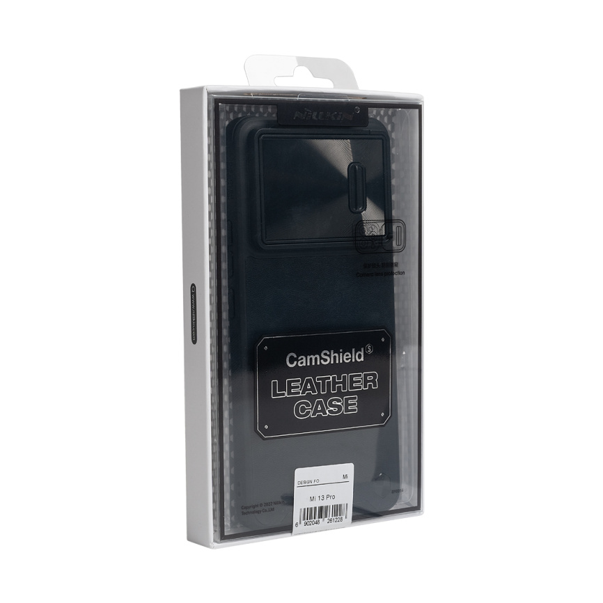 Чехол для телефона NILLKIN для Xiaomi 13 Pro CLCS-03 CamShield Leather Case S Чёрный фото 3