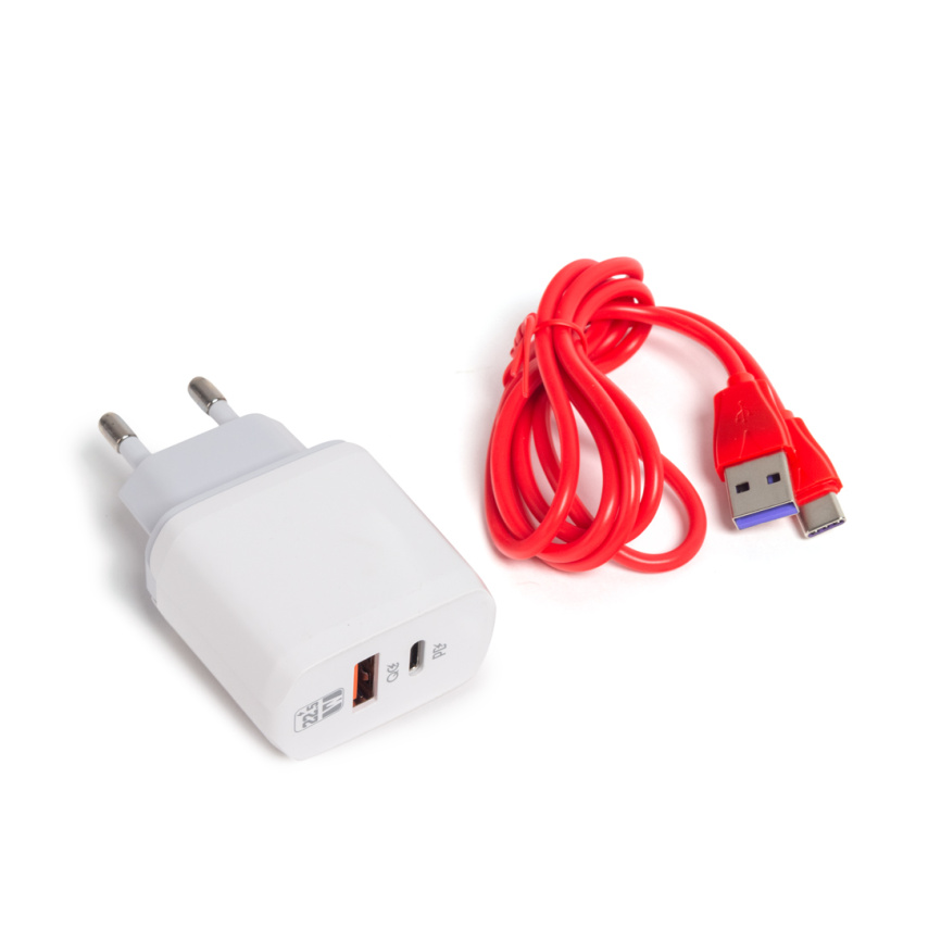 Универсальное зарядное устройство LDNIO A2421C 22.5W USB, USB Type-C Белый фото 2