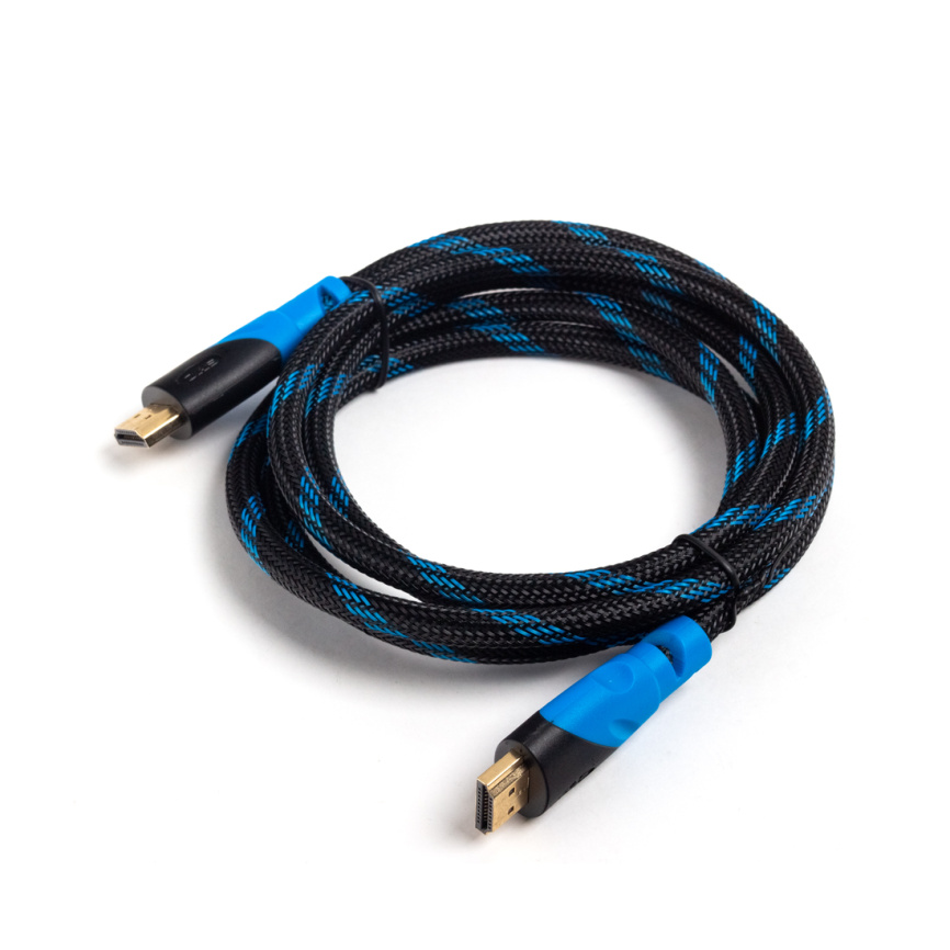 Интерфейсный кабель HDMI-HDMI SVC HR0150LB-P, 30В, Голубой, Пол. пакет, 1.5 м фото 1