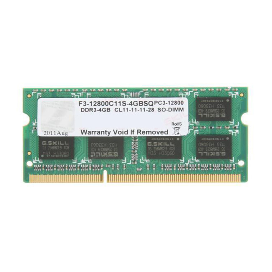 Модуль памяти для ноутбука G.SKILL F3-12800CL11S-4GBSQ DDR3 4GB фото 1