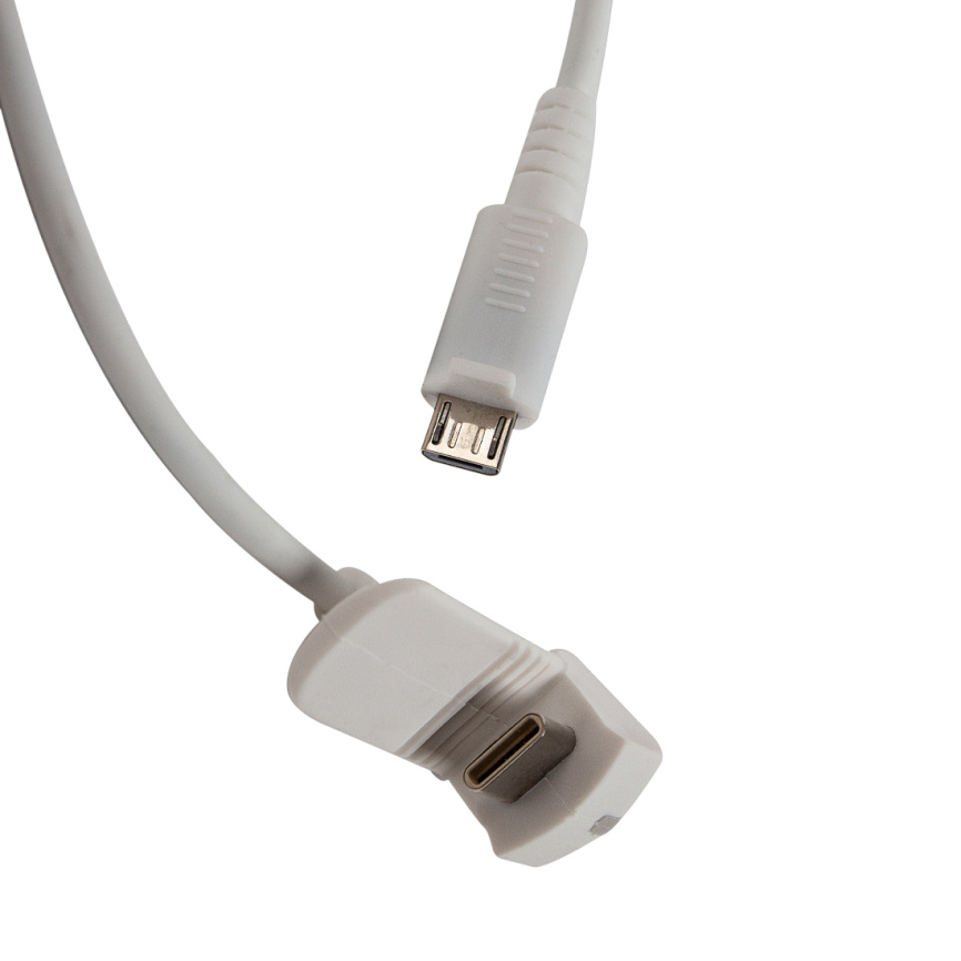 Противокражный кабель Eagle A6150CW (Type-C - Micro USB) фото 1