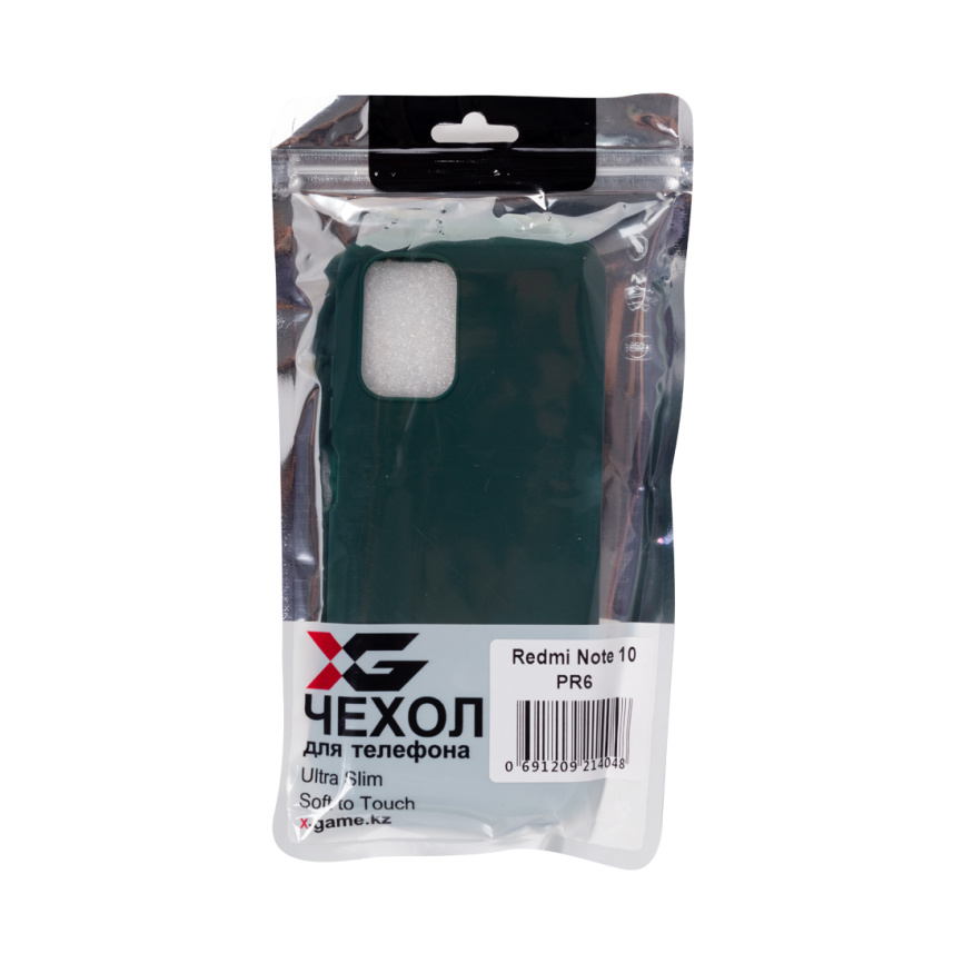 Чехол для телефона X-Game XG-PR6 для Redmi Note 10 TPU Зелёный фото 3