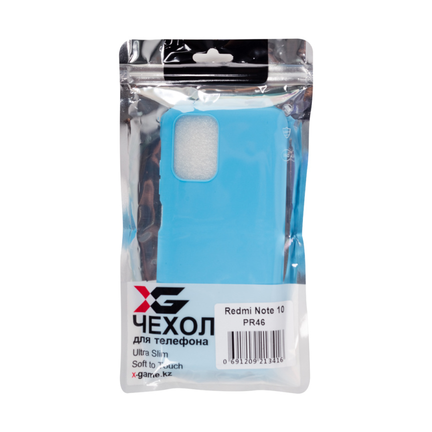 Чехол для телефона X-Game XG-PR46 для Redmi Note 10 TPU Голубой фото 3