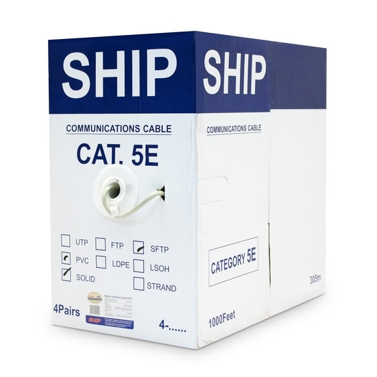 Кабель сетевой SHIP D155-P Cat.5e SF/UTP 30В PVC фото 3