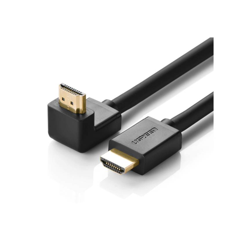 Интерфейсный кабель Ugreen HD103 HDMI Male To Male Right Angle 90 Degree фото 2