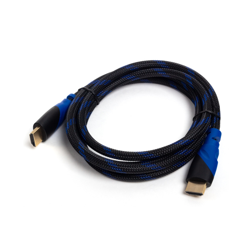 Интерфейсный кабель HDMI-HDMI SVC HR0150BL-P, 30В, Синий, Пол. пакет, 1.5 м фото 1