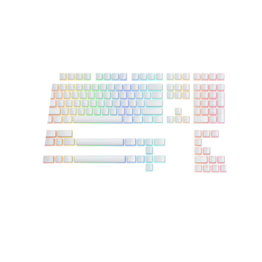 Набор кнопок на клавиатуру Glorious Aura Keycaps V2 White (GLO-KC-AURA2-W) фото 1