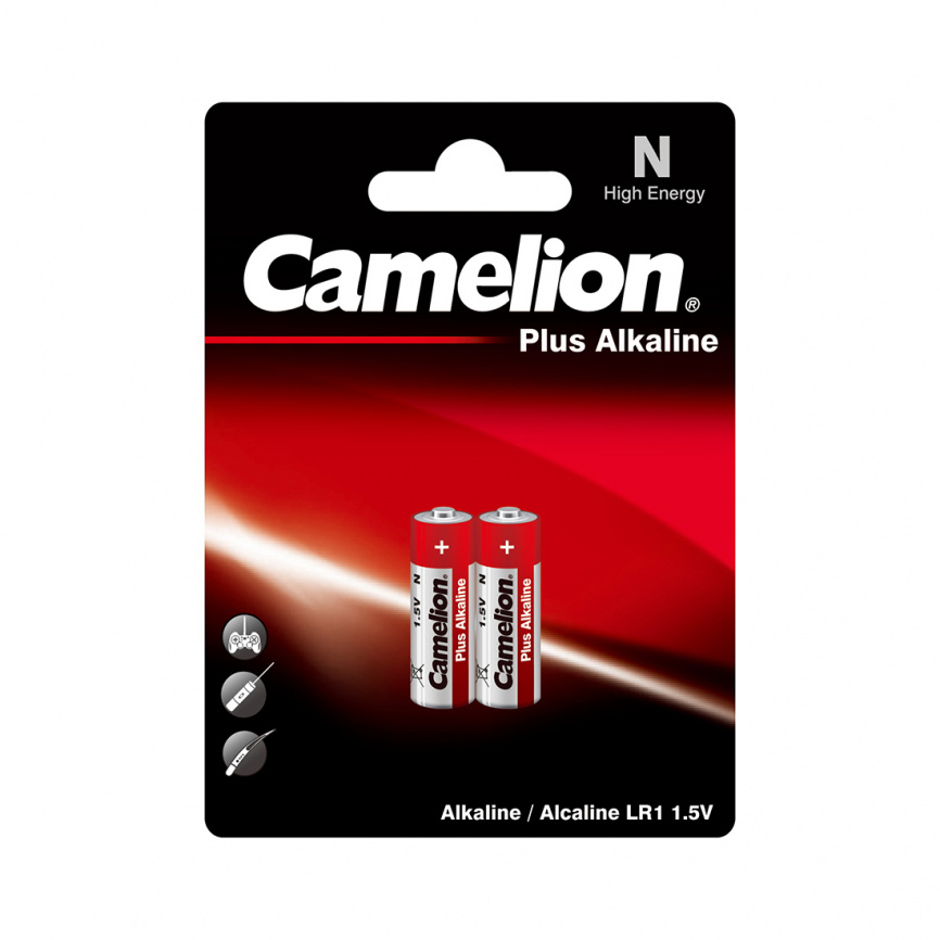 Батарейка CAMELION Plus Alkaline LR1-BP2 фото 1