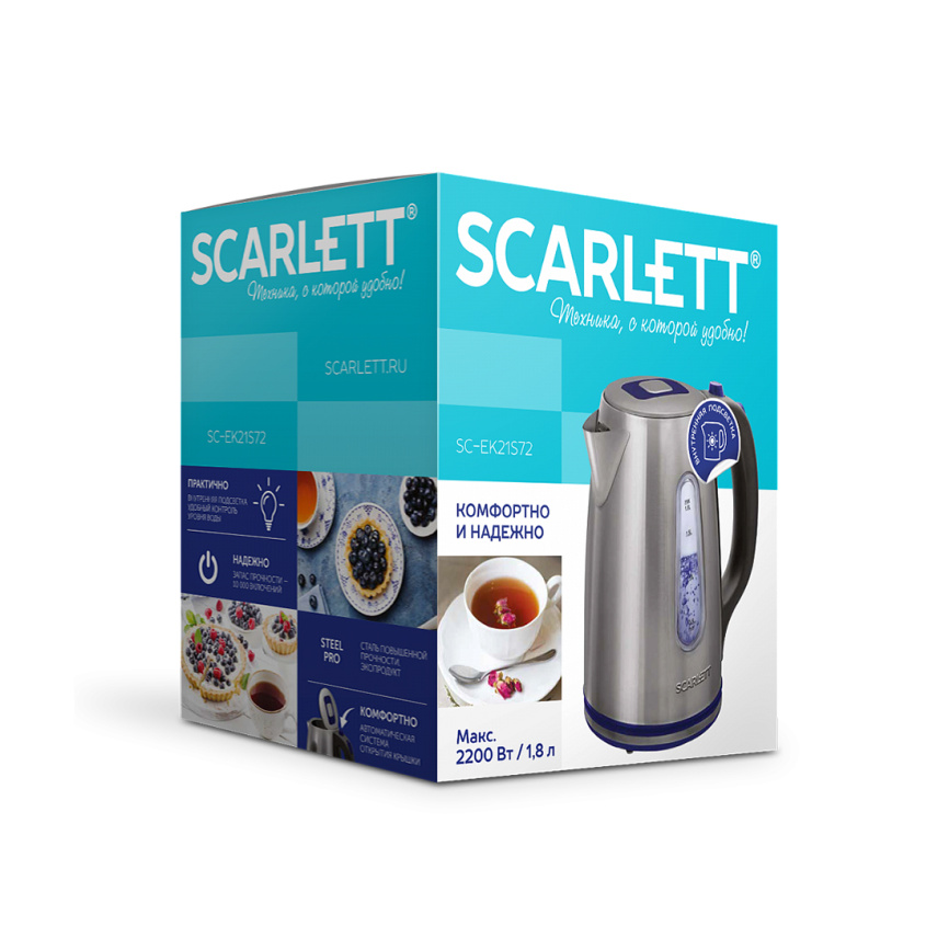 Электрический чайник Scarlett SC-EK21S72 фото 3