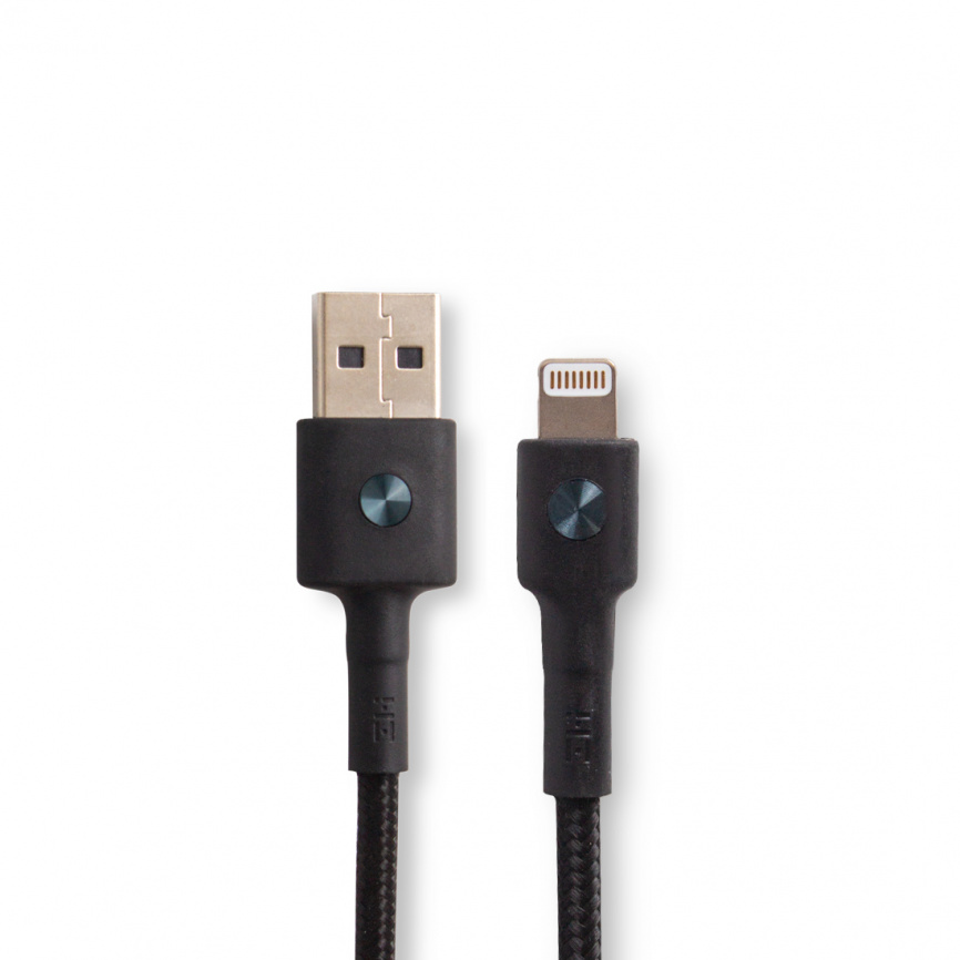 Интерфейсный Кабель USB/Lightning Xiaomi ZMI AL803/AL805 MFi 100 см Черный фото 1