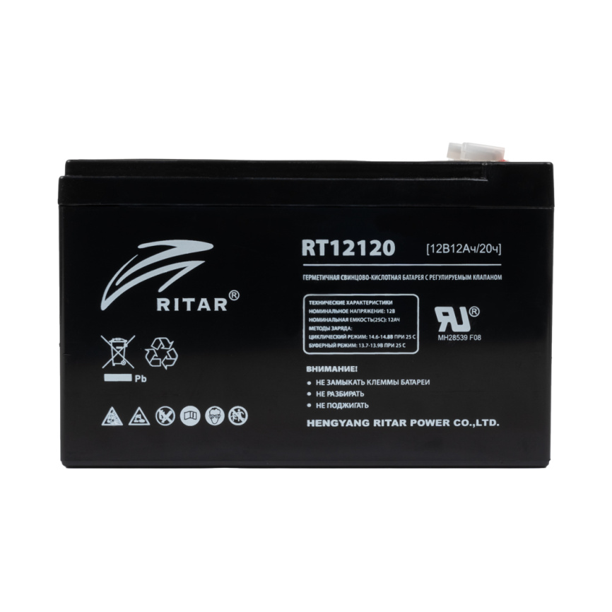 Аккумуляторная батарея Ritar RT12120 12В 12 Ач фото 2