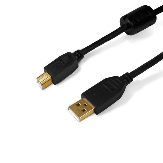 Интерфейсный кабель A-B SHIP SH7013-5B Hi-Speed USB 2.0 30В фото 1