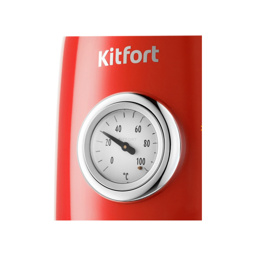 Чайник Kitfort КТ-6147-3 красный фото 3
