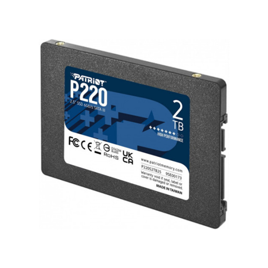 Твердотельный накопитель SSD Patriot Memory P220 P220S2TB25 2000GB SATA III фото 3