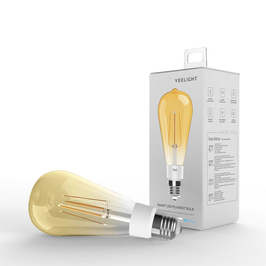 Лампочка Yeelight Smart LED Filament Bulb ST64 фото 2