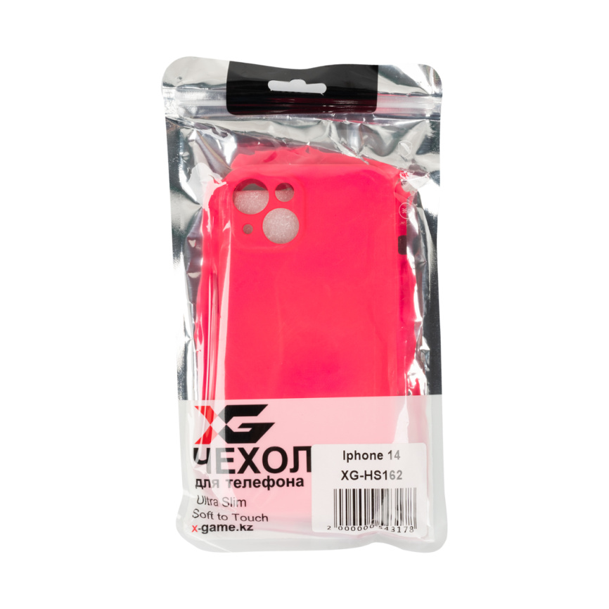 Чехол для телефона X-Game XG-HS162 для Iphone 14 Силиконовый Розовый фото 3