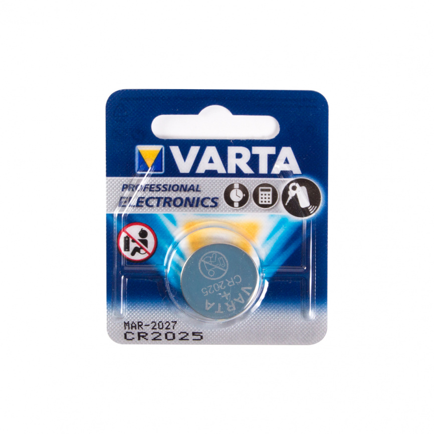 Батарейка VARTA Lithium CR2025 3V (1 шт) фото 2