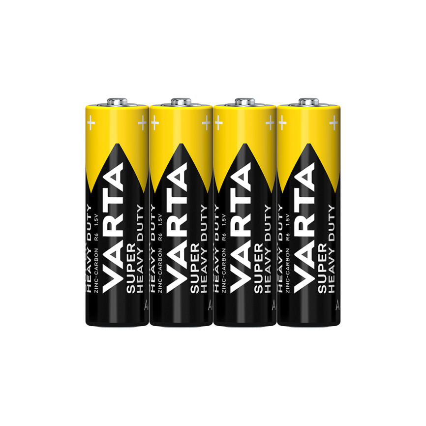 Батарейка VARTA Superlife (Super Heavy Duty) Mignon 1.5V - R6P/AA 4 шт в пленке фото 1