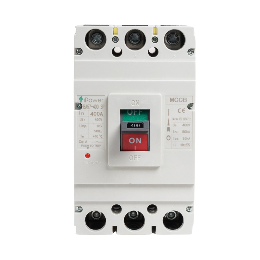 Автоматический выключатель iPower ВА57-400 3P 400A фото 2