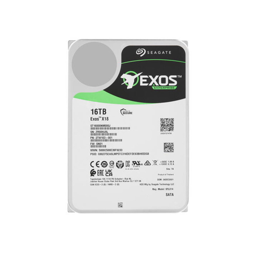 Жесткий диск Seagate Exos X18 ST16000NM000J 16TB SATA3 фото 1