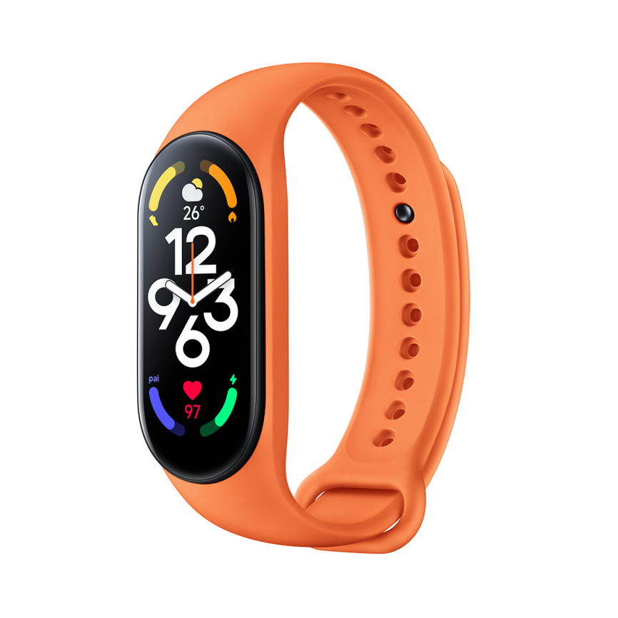 Сменный браслет для Xiaomi Mi Smart Band 7 Orange фото 1
