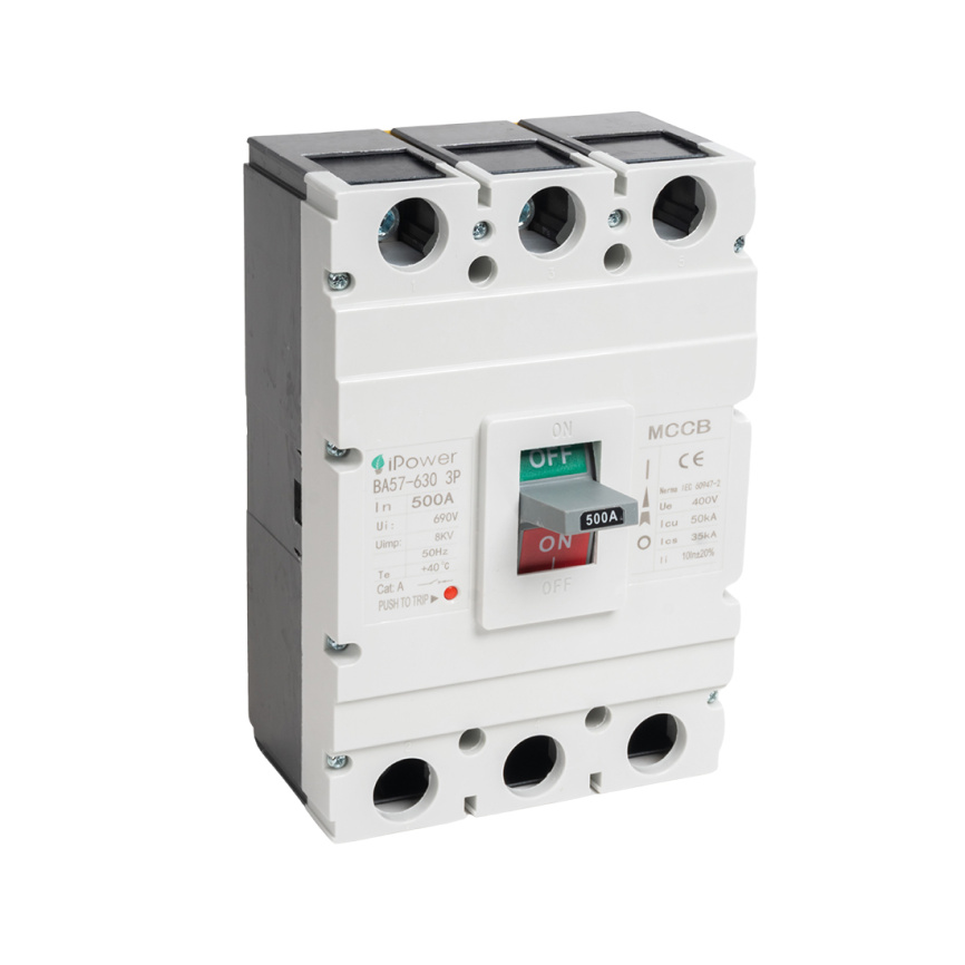 Автоматический выключатель iPower ВА57-630 3P 500A фото 1
