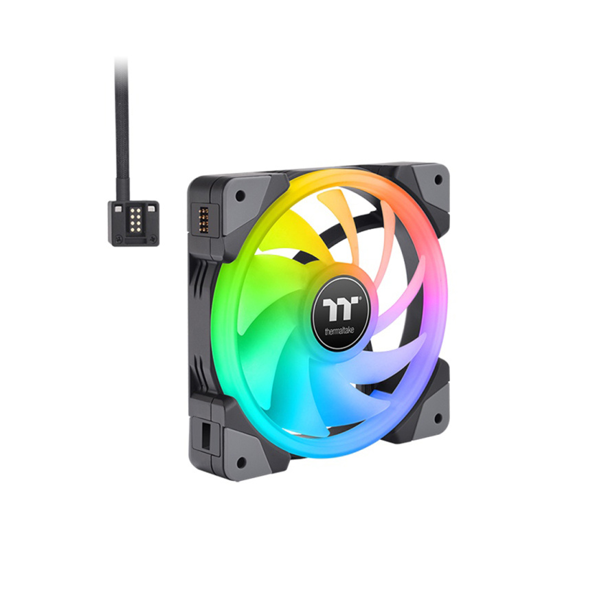Кулер для компьютерного корпуса Thermaltake SWAFAN EX12 RGB PC Cooling Fan (3-Fan Pack) фото 1