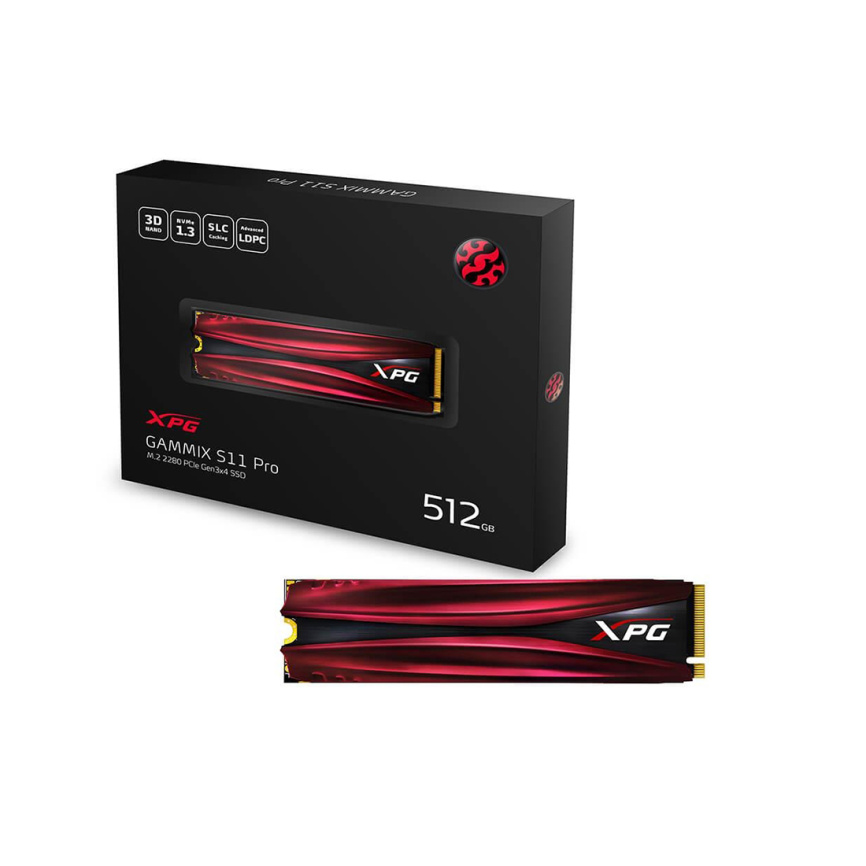 Твердотельный накопитель SSD XPG GAMMIX S11 Pro 512 ГБ M.2 фото 3