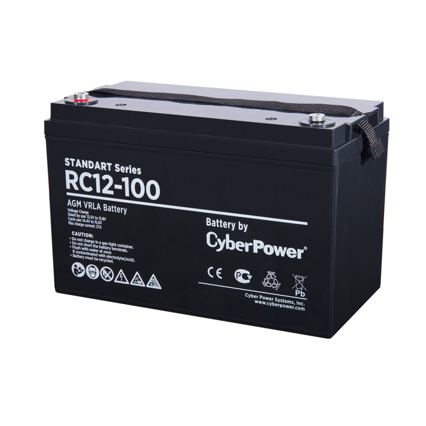 Аккумуляторная батарея CyberPower RC12-100 12В 100 Ач фото 1