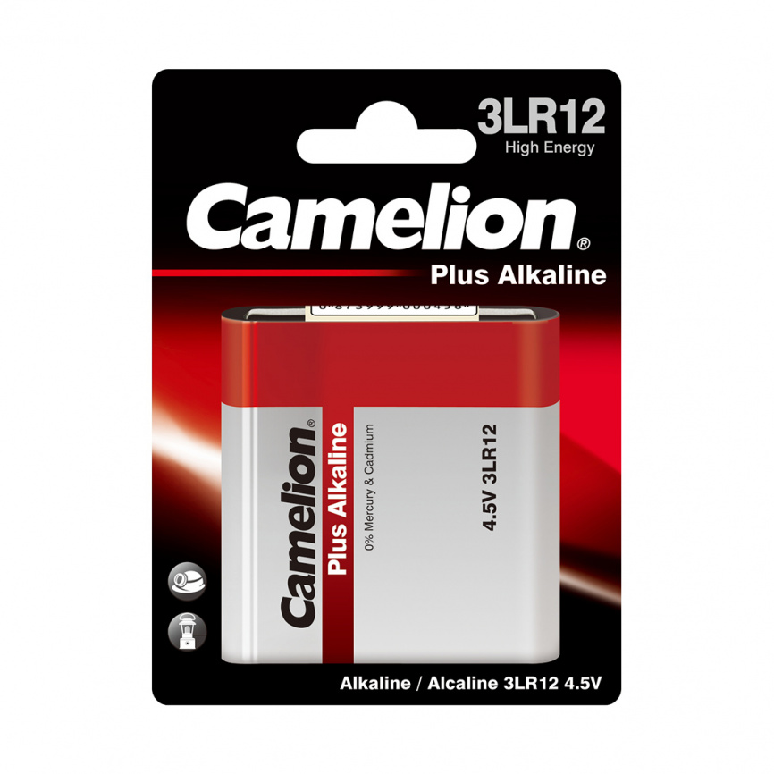 Батарейка CAMELION Plus Alkaline 3LR12-BP1 4.5V фото 1