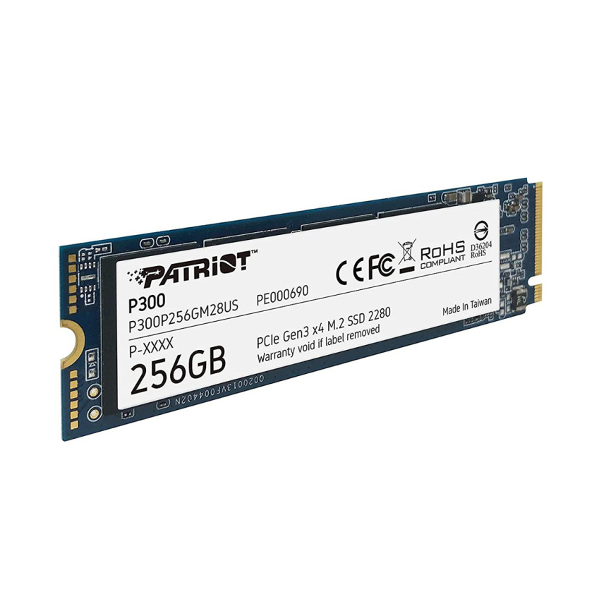 Твердотельный накопитель SSD Patriot P300 256GB M.2 NVMe PCIe 3.0x4 фото 1
