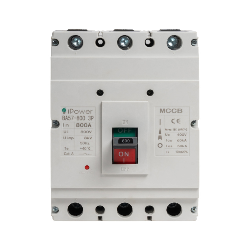 Автоматический выключатель iPower ВА57-800 3P 800A фото 2