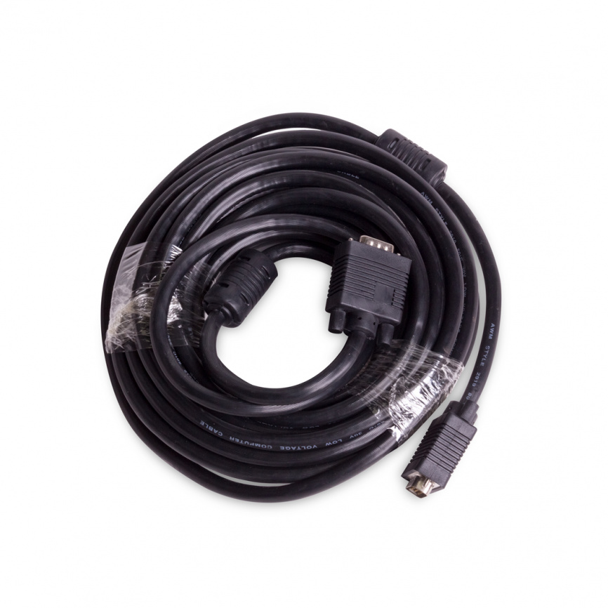 Интерфейсный кабель iPower VGA 15M/15M 10 м, 1 в. фото 1