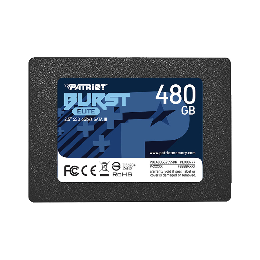 Твердотельный накопитель SSD Patriot Burst Elite 480GB SATA фото 1